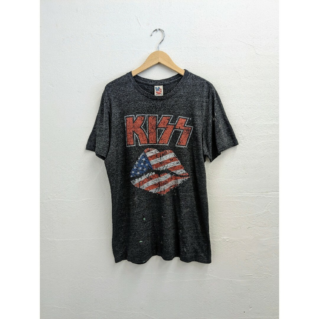 BEAMS(ビームス)のJUNK FOOD KISS PRINT PAINTING TEE メンズのトップス(Tシャツ/カットソー(半袖/袖なし))の商品写真