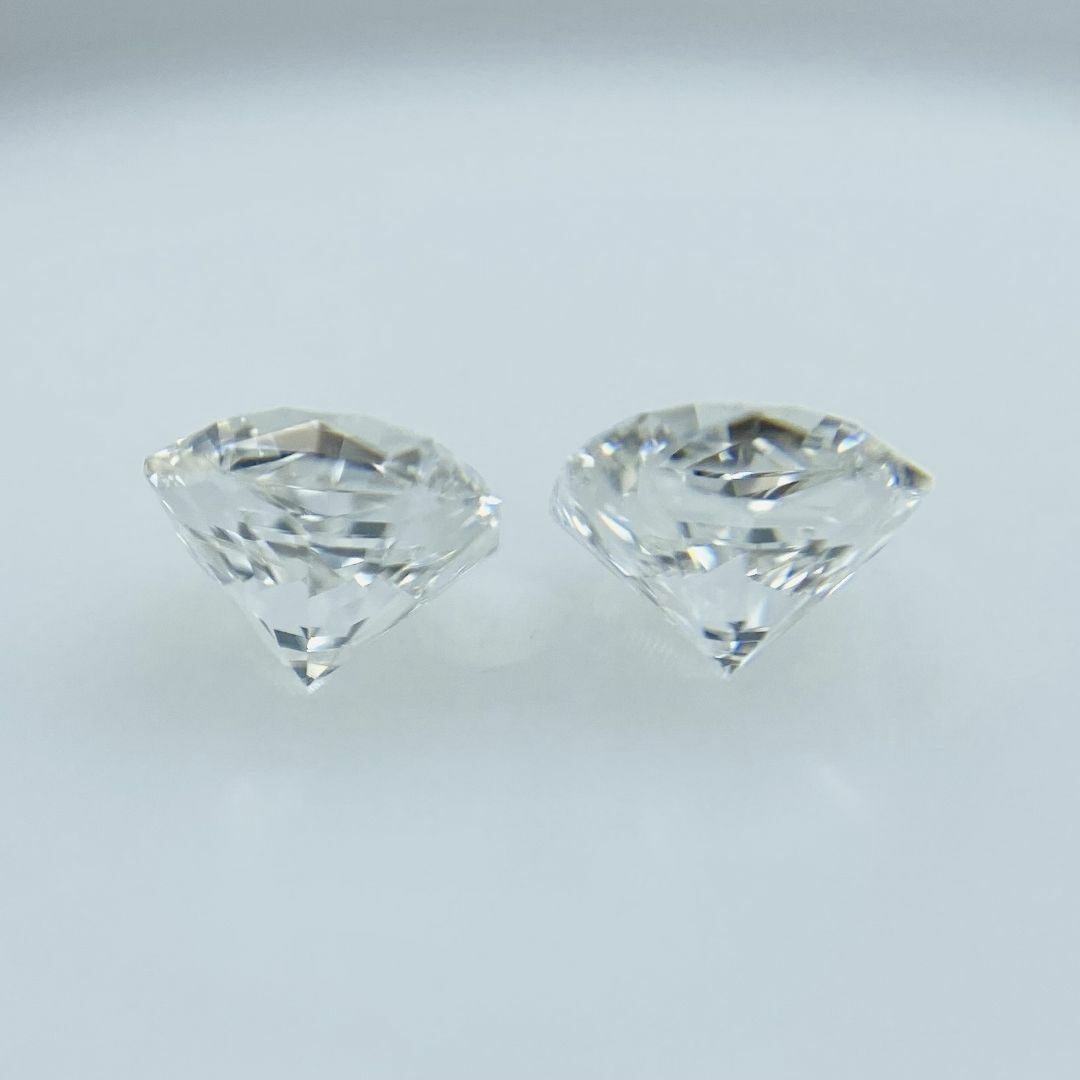 Fカラー VVS1/VS2 RCT！0.372ct/0.376ct/RT2129 レディースのアクセサリー(その他)の商品写真