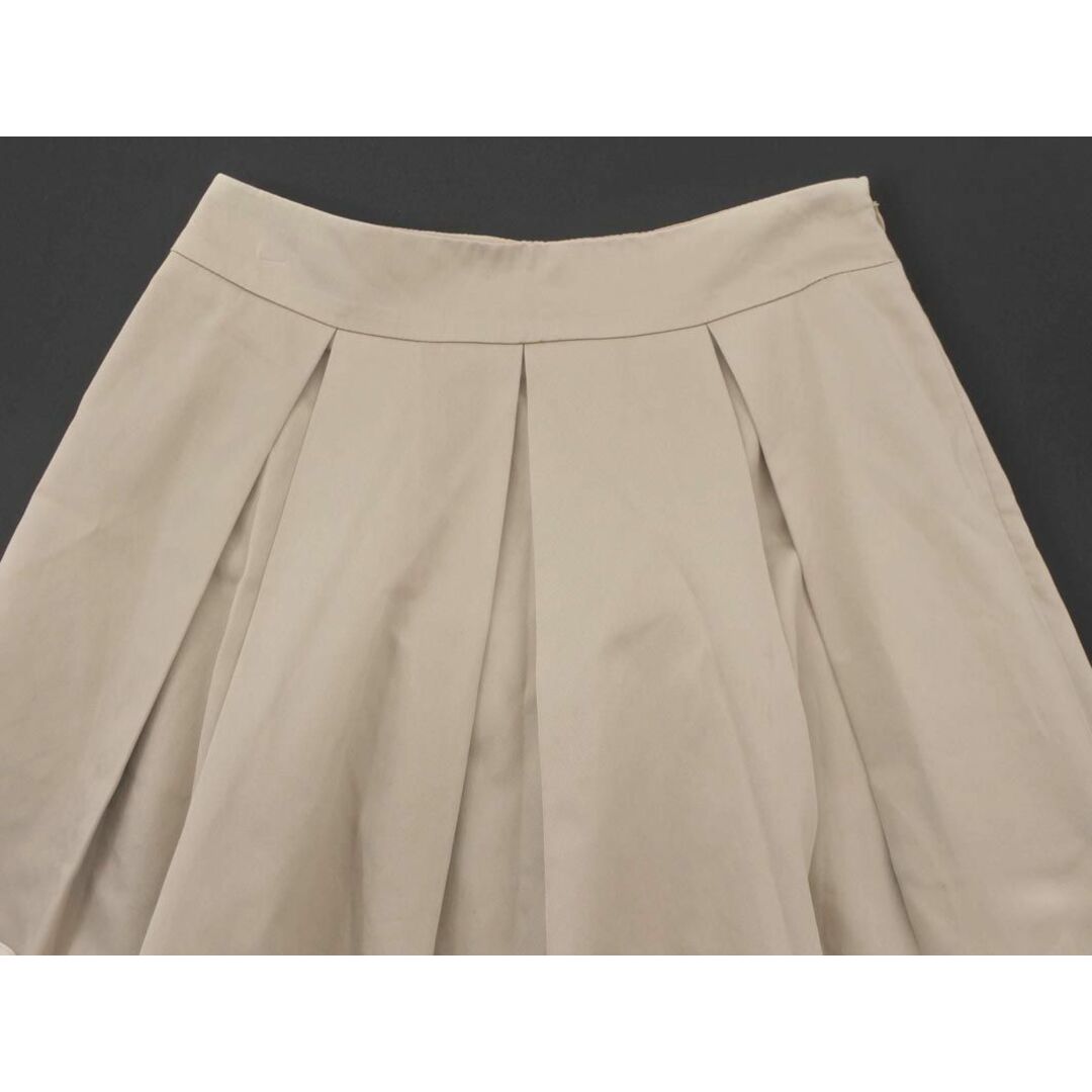 M-premier(エムプルミエ)のM-PREMIER エムプルミエ BLACK タック スカート size34/ベージュ ■◇ レディース レディースのスカート(ミニスカート)の商品写真