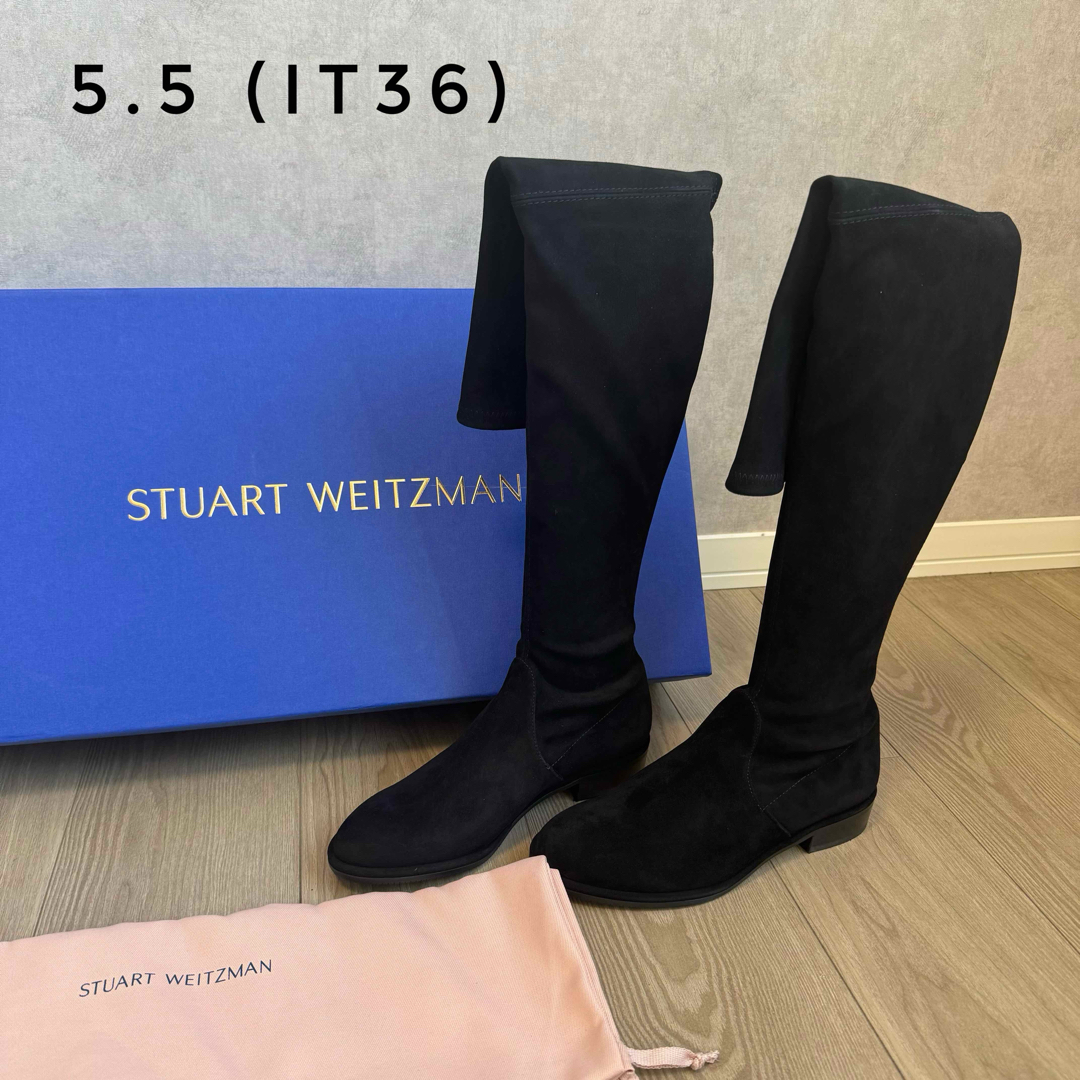 Stuart Weitzman(スチュワートワイツマン)の大人気★ STUART WEITZMAN LOWLAND スエード ロングブーツ レディースの靴/シューズ(ブーツ)の商品写真