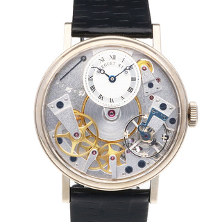 ブレゲ(Breguet)のブレゲ トラディション 腕時計 時計 18金 K18ホワイトゴールド 7027 手巻き メンズ 1年保証 Breguet  中古(腕時計(アナログ))