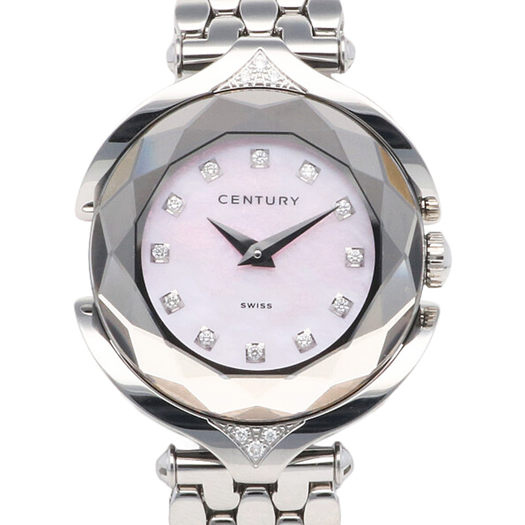 センチュリー アフィニティー 腕時計 時計 ステンレススチール クオーツ レディース 1年保証 CENTURY  中古 レディースのファッション小物(腕時計)の商品写真