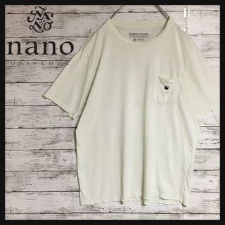 ナノユニバース(nano・universe)の【人気定番】ナノユニバース　WWF刺繍ロゴ入りTシャツ ビッグサイズ　H399(Tシャツ/カットソー(半袖/袖なし))