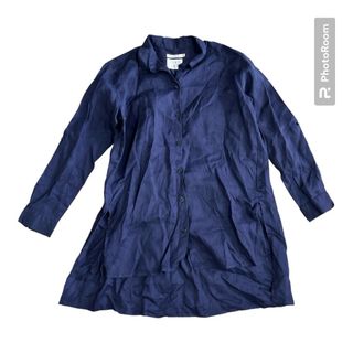 グローバルワーク(GLOBAL WORK)のフレンチリネンロングシャツ(シャツ/ブラウス(長袖/七分))