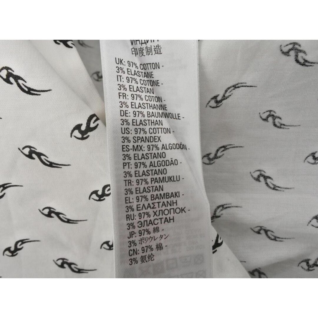 DIESEL(ディーゼル)のDIESEL ディーゼル 総柄 半袖 シャツ sizeS/白 ■◆ メンズ メンズのトップス(シャツ)の商品写真