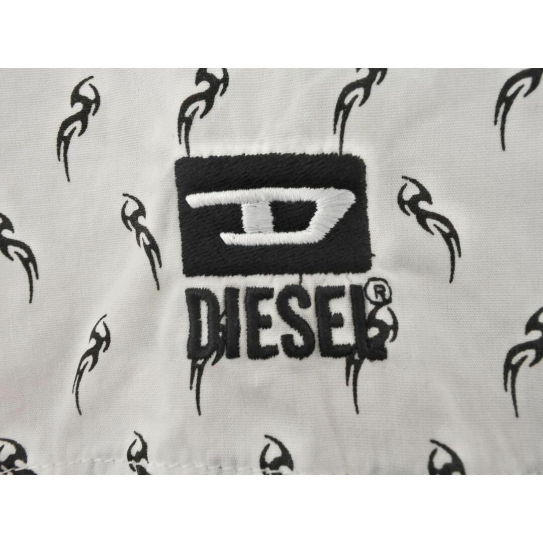 DIESEL(ディーゼル)のDIESEL ディーゼル 総柄 半袖 シャツ sizeS/白 ■◆ メンズ メンズのトップス(シャツ)の商品写真