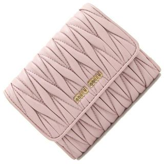 ミュウミュウ(miumiu)の ミュウミュウ Wホック財布 マテラッセ 5MH523(財布)