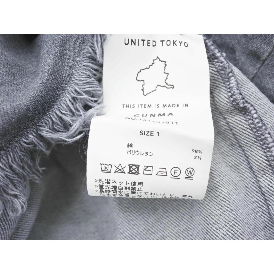 UNITED TOKYO ユナイテッドトウキョウ デニム プルオーバー カットソー size1/グレー ■◆ メンズ メンズのトップス(Tシャツ/カットソー(半袖/袖なし))の商品写真