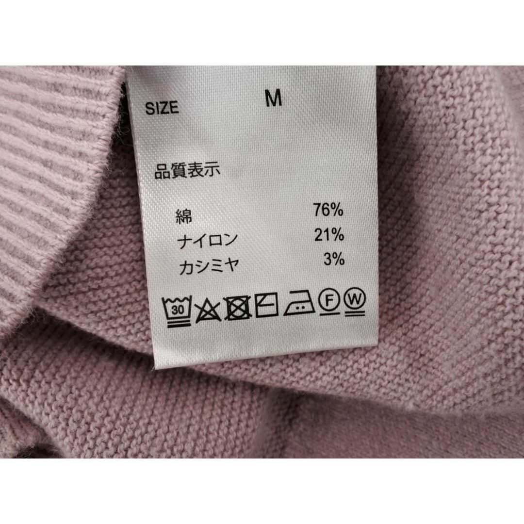 GLOBAL WORK(グローバルワーク)のGLOBAL WORK グローバルワーク Vネック ニット セーター sizeM/ピンク ■◇ レディース レディースのトップス(ニット/セーター)の商品写真