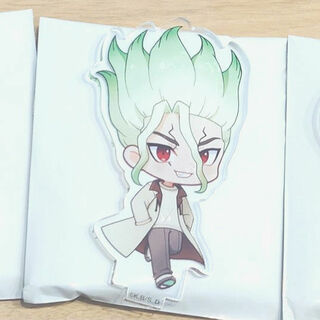 Dr.STONE cafe fan base アクリルスタンド　千空(キャラクターグッズ)