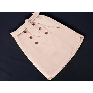 Rirandture - Rirandture リランドチュール リボンベルト付き ボタン スカート size1/ピンク ■◇ レディース