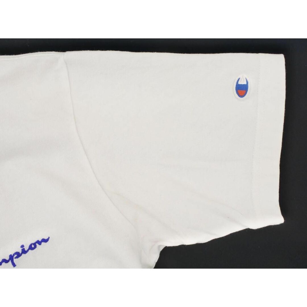 Champion(チャンピオン)のChampion チャンピオン ロゴ 刺繍 Tシャツ sizeL/白 ■◆ メンズ メンズのトップス(Tシャツ/カットソー(半袖/袖なし))の商品写真
