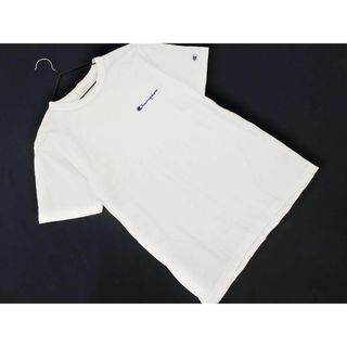 チャンピオン(Champion)のChampion チャンピオン ロゴ 刺繍 Tシャツ sizeL/白 ■◆ メンズ(Tシャツ/カットソー(半袖/袖なし))