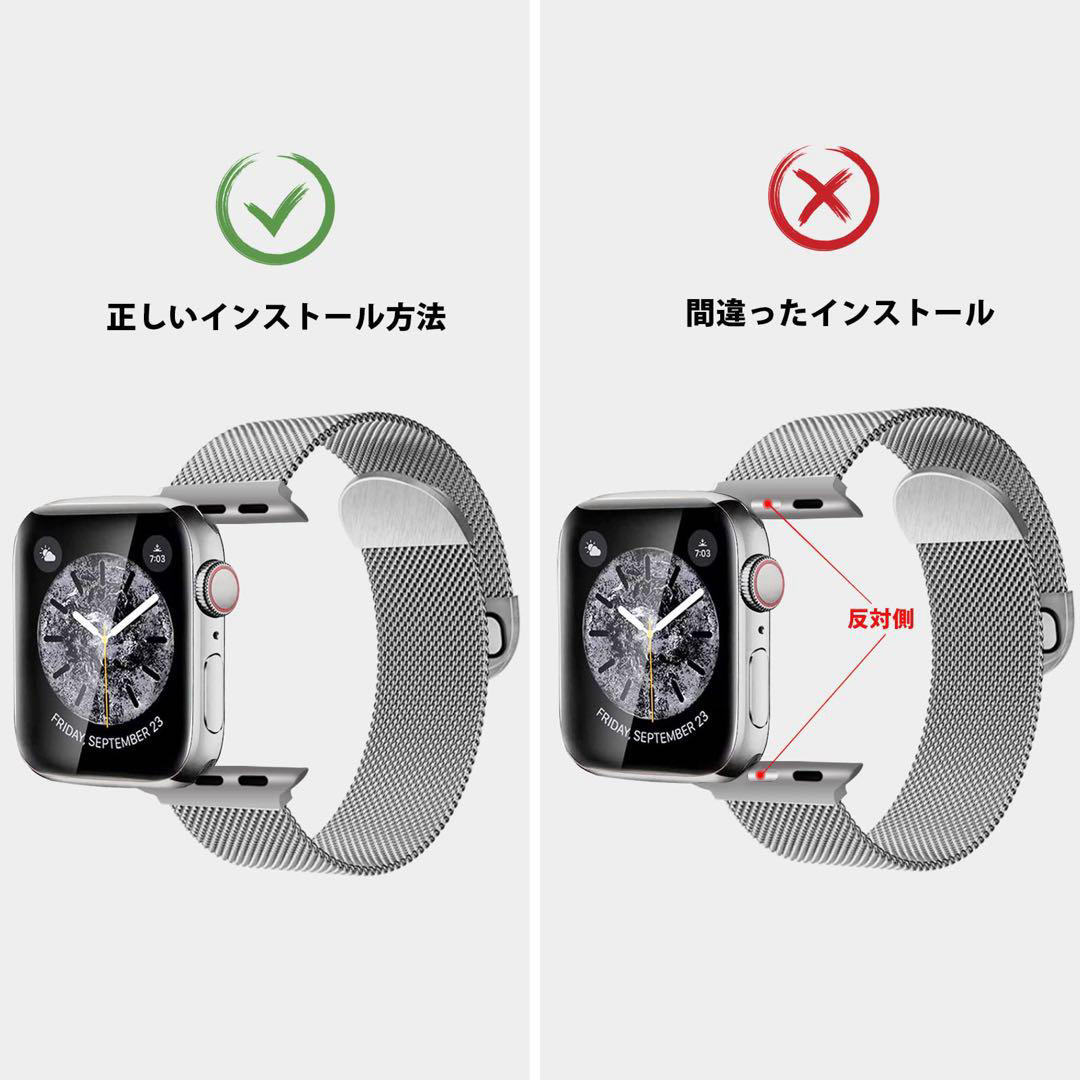 [LISAMER] コンパチブル Apple Watch バンド 38/40/ スマホ/家電/カメラのスマホアクセサリー(その他)の商品写真