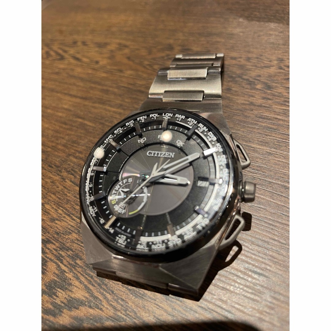 CITIZEN(シチズン)の正規品 オーバーホール済み 絶版 入手  困難 f100 シチズン サテライト メンズの時計(腕時計(アナログ))の商品写真