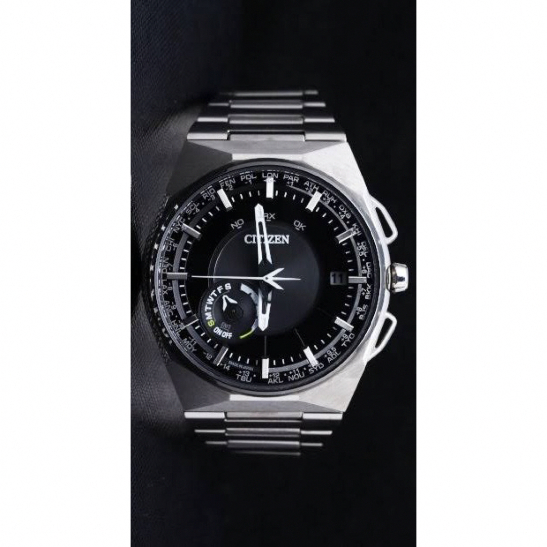 CITIZEN(シチズン)の正規品 オーバーホール済み 絶版 入手  困難 f100 シチズン サテライト メンズの時計(腕時計(アナログ))の商品写真
