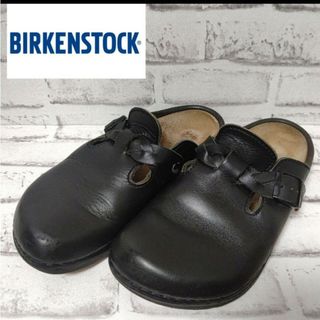 ビルケンシュトック(BIRKENSTOCK)のビルケンシュトック　Footprints　アントワープ　27cm 　ブラック　革(サンダル)