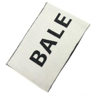 Balenciaga -  バレンシアガ マフラー 512732 ホワイト ブラック