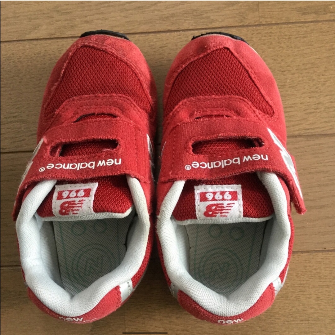 New Balance(ニューバランス)のニューバランス　スニーカー　996    16cm   赤 キッズ/ベビー/マタニティのキッズ靴/シューズ(15cm~)(スニーカー)の商品写真