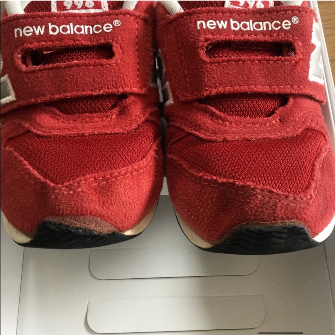 New Balance(ニューバランス)のニューバランス　スニーカー　996    16cm   赤 キッズ/ベビー/マタニティのキッズ靴/シューズ(15cm~)(スニーカー)の商品写真