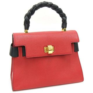 ミュウミュウ(miumiu)の ミュウミュウ ハンドバッグ 5BA054 レッド レザー(ハンドバッグ)