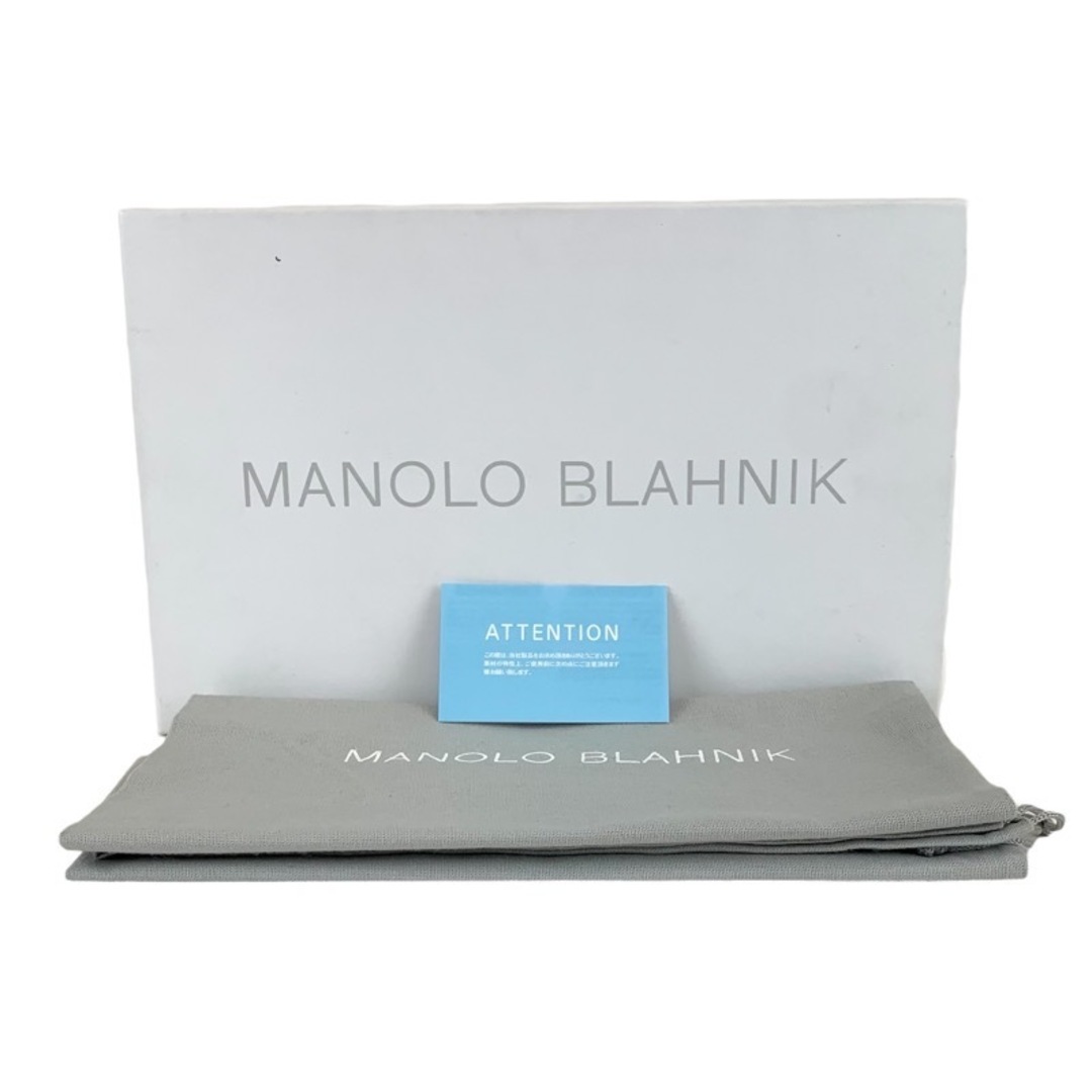 MANOLO BLAHNIK(マノロブラニク)のマノロブラニク MANOLO BLAHNIK パンプス 靴 シューズ ビジュー レース ブラック 黒 レディースの靴/シューズ(ハイヒール/パンプス)の商品写真