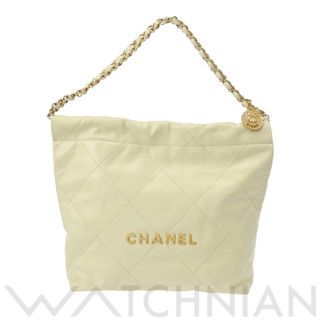 シャネル(CHANEL)の未使用 シャネル CHANEL AS3260 ランダム品番 レディース ハンドバッグ イエロー /ゴールド金具 シャイニーカーフスキン(ハンドバッグ)