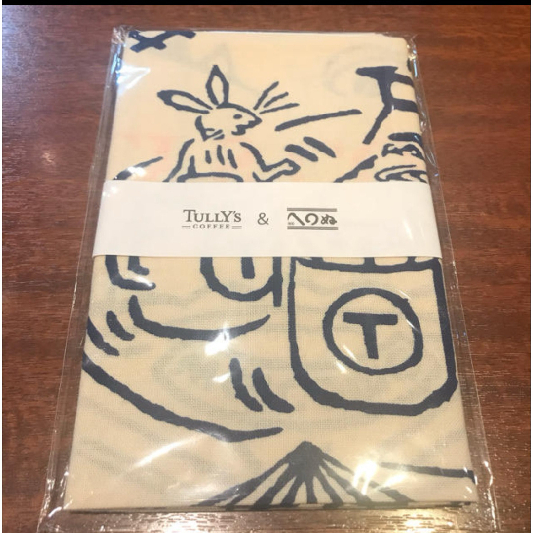 TULLY'S COFFEE(タリーズコーヒー)のTully's Coffee タリーズ 「かまわぬ」鳥獣戯画 手ぬぐい 遊園地 エンタメ/ホビーのコレクション(ノベルティグッズ)の商品写真