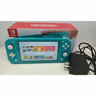 ニンテンドースイッチ(Nintendo Switch)の美品　Nintendo Switch Lite ターコイズ (HDH-001)(家庭用ゲーム機本体)