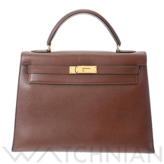 エルメス(Hermes)の中古 エルメス HERMES レディース ハンドバッグ ブラウン /ゴールド金具 クシュベル(その他)