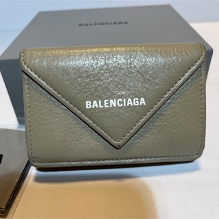Balenciaga - バレンシアガ　ペーパーミニウォレット　三つ折り　391446   男女兼用