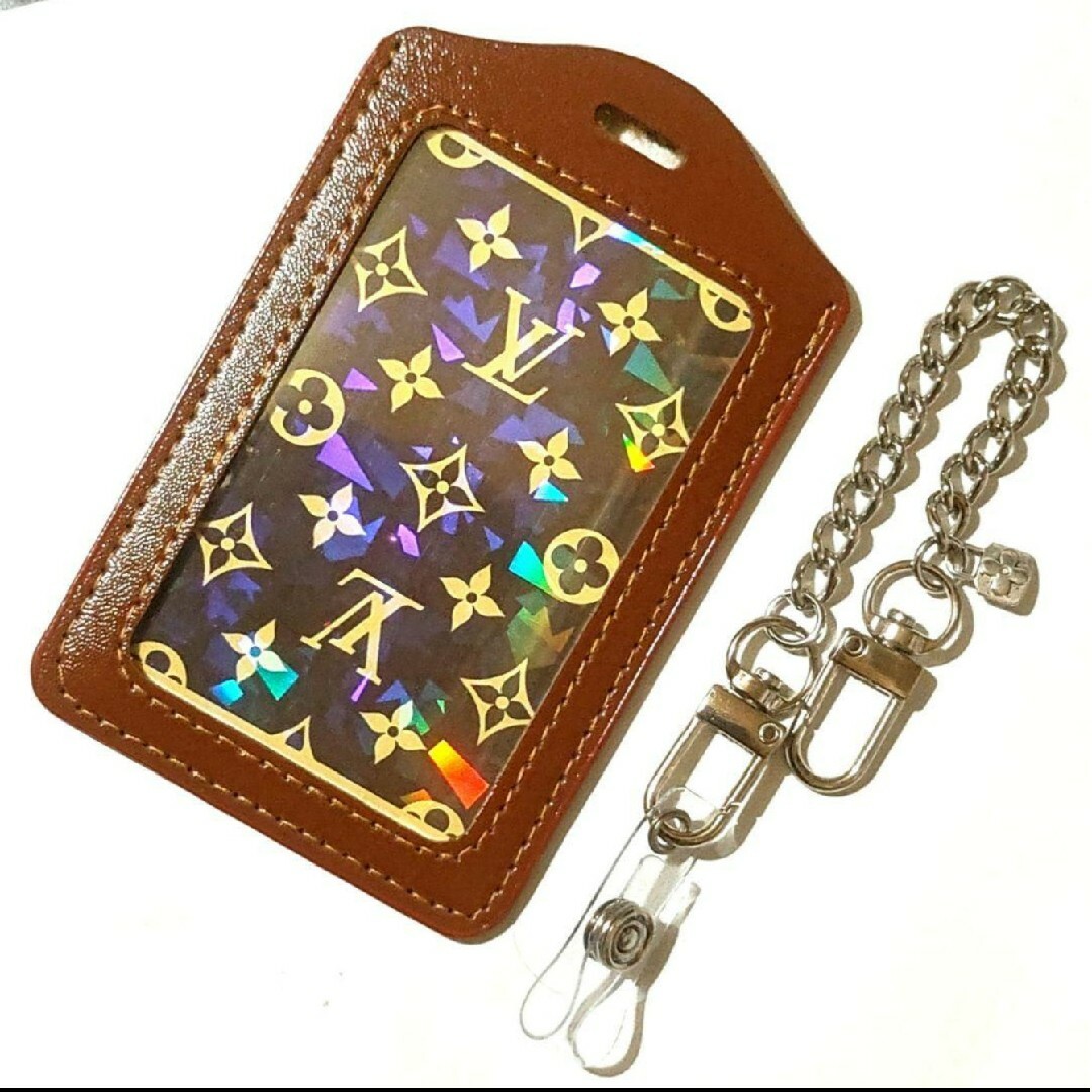 LOUIS VUITTON(ルイヴィトン)の希少♥♣LOUIS VUITTON♠♦モノグラムトランプ１枚　新品パスケース付⑧ メンズのファッション小物(名刺入れ/定期入れ)の商品写真