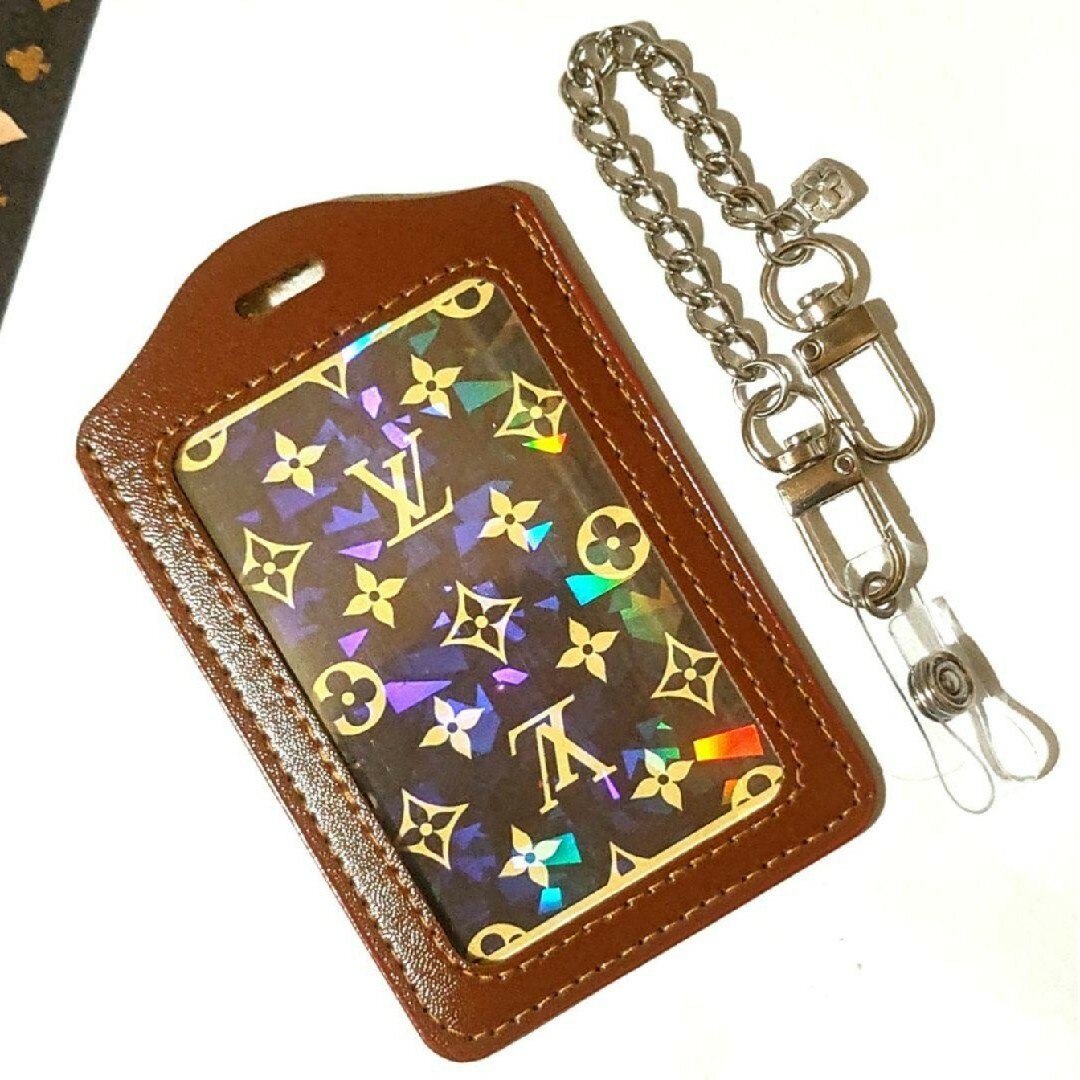 LOUIS VUITTON(ルイヴィトン)の希少♥♣LOUIS VUITTON♠♦モノグラムトランプ１枚　新品パスケース付⑧ メンズのファッション小物(名刺入れ/定期入れ)の商品写真