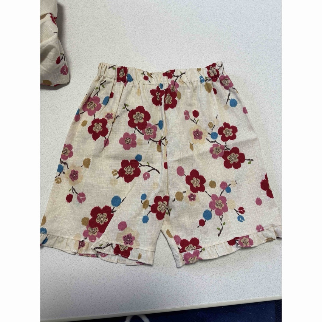 甚平 110サイズ キッズ/ベビー/マタニティのキッズ服女の子用(90cm~)(甚平/浴衣)の商品写真