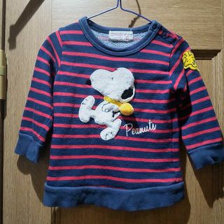 スヌーピー(SNOOPY)のピーナッツ　スヌーピーのトレーナー　サイズ95　<c391>(Tシャツ/カットソー)