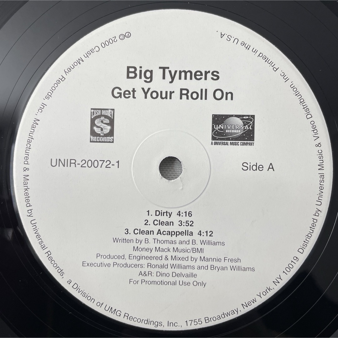 Big Tymers / Get Your Roll On【USプロモ】 エンタメ/ホビーのCD(ヒップホップ/ラップ)の商品写真
