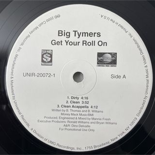 Big Tymers / Get Your Roll On【USプロモ】(ヒップホップ/ラップ)