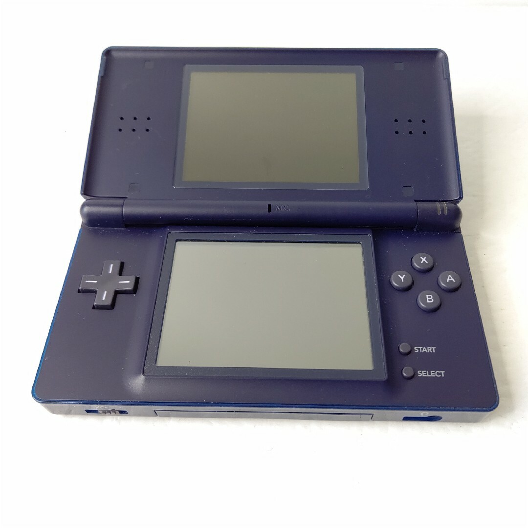 ニンテンドーDS(ニンテンドーDS)のNintendo　ニンテンドーDSlite　エナメルネイビー　画面極美品任天堂 エンタメ/ホビーのゲームソフト/ゲーム機本体(携帯用ゲーム機本体)の商品写真