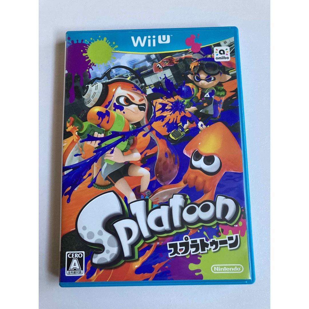 任天堂(ニンテンドウ)のWii U　Splatoon（スプラトゥーン） ソフト エンタメ/ホビーのゲームソフト/ゲーム機本体(家庭用ゲームソフト)の商品写真