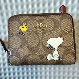 コーチ(COACH)のコーチ 財布 スヌーピー COACH シグネチャー ピーナッツ コラボ スヌーピ(財布)