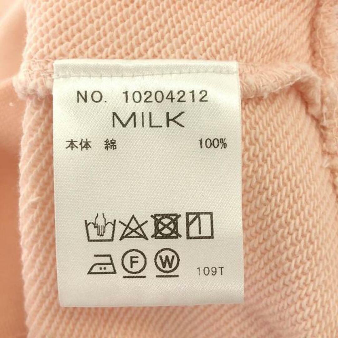 MILK(ミルク)のMILK / ミルク | × MORRIS / モリス プリント スウェット プルオーバー | M | ピンク | レディース レディースのトップス(トレーナー/スウェット)の商品写真