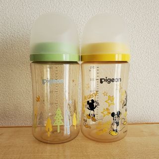 Pigeon - ピジョン 母乳実感 哺乳瓶 240 ml プラスチック 2本