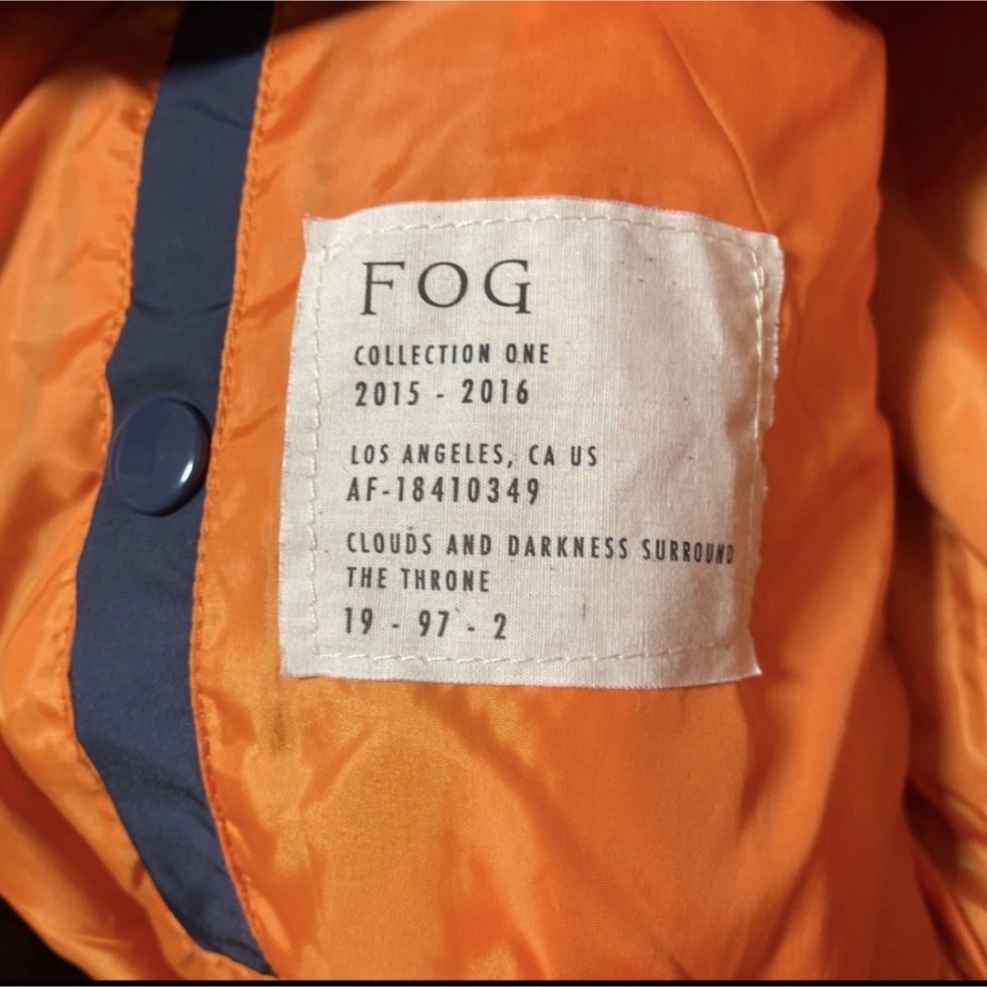 FEAR OF GOD(フィアオブゴッド)のfog ma-1 ボンバージャケット Mサイズ fear of god タグ付き メンズのジャケット/アウター(ブルゾン)の商品写真