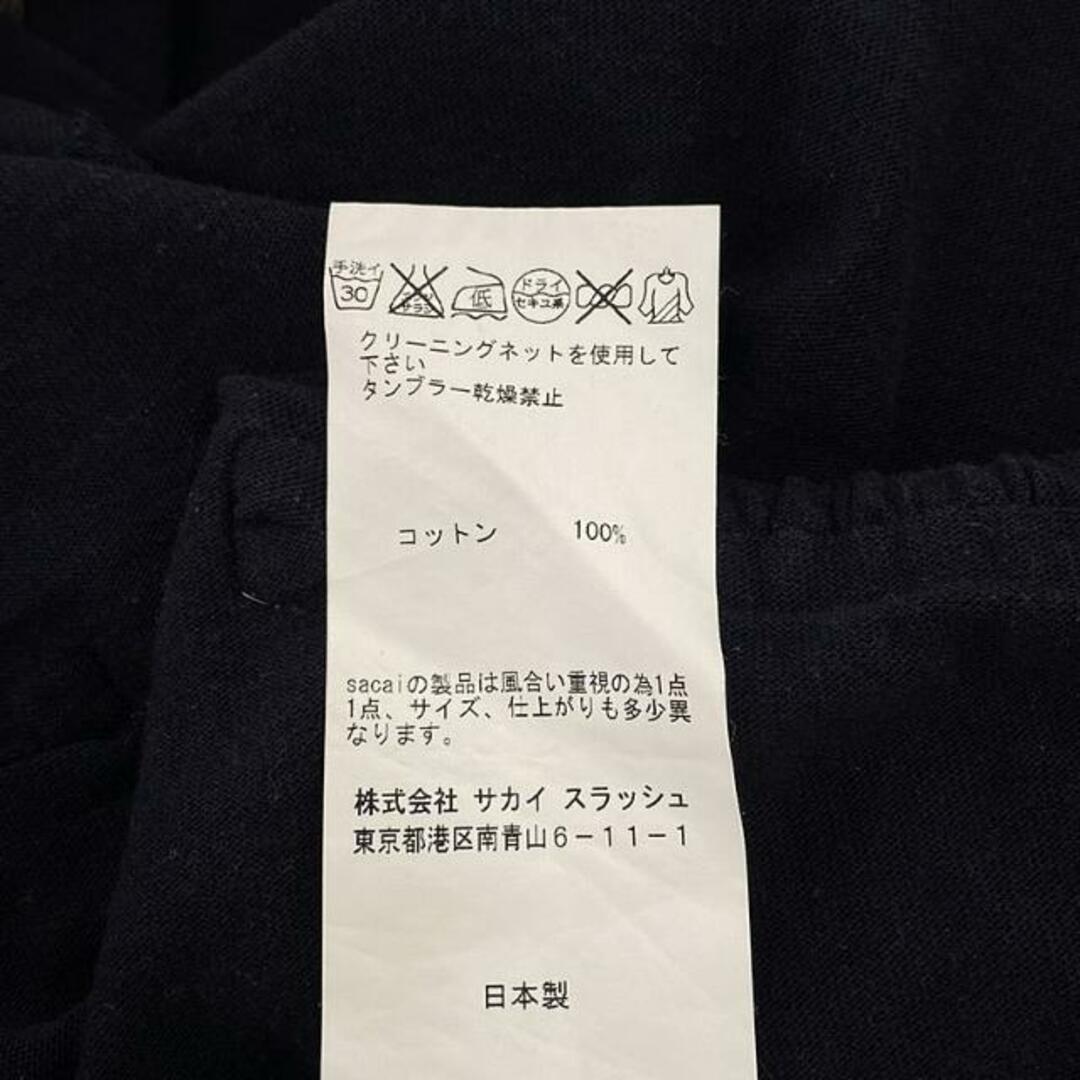 sacai(サカイ)のsacai / サカイ | アシンメトリー ダブルアジャスター ワンピース | 2 | ネイビー/カーキ系 | レディース レディースのワンピース(ロングワンピース/マキシワンピース)の商品写真