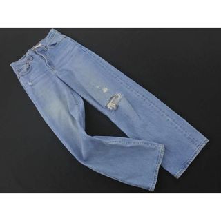 Levi's - LEVI'S リーバイス ダメージ加工 ボタンフライ デニムパンツ size25/青 ■■ レディース