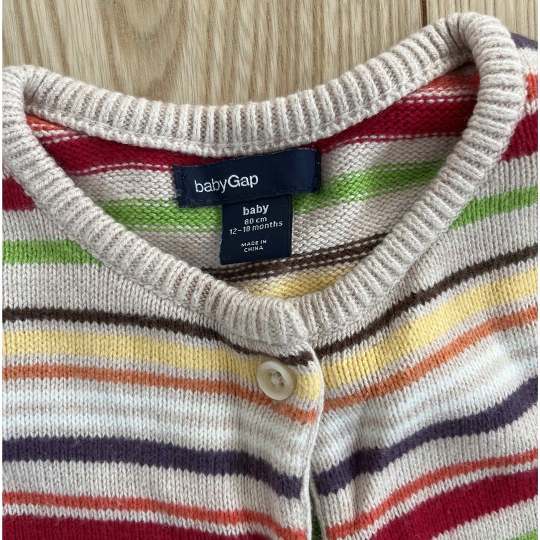 babyGAP(ベビーギャップ)のGAPロンパース80 キッズ/ベビー/マタニティのベビー服(~85cm)(ロンパース)の商品写真