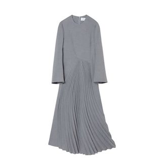 マメ(mame)のmame kurogouchi curved pleated dress(ロングワンピース/マキシワンピース)