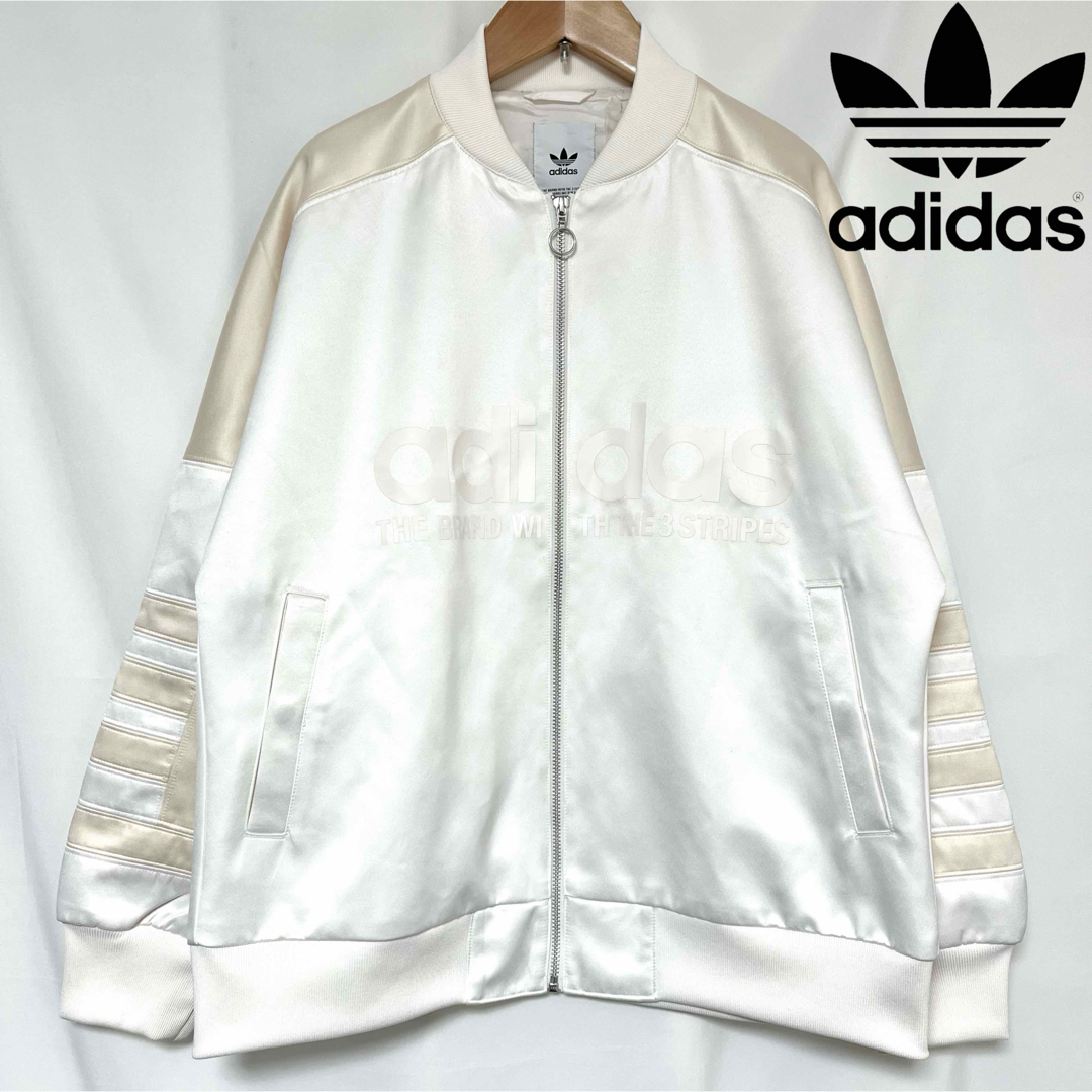 adidas(アディダス)のadidas IMITATION BIG JACKET レディース M レディースのジャケット/アウター(ブルゾン)の商品写真