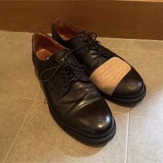 ミハラヤスヒロ(MIHARAYASUHIRO)のミハラヤスヒロ ドレスシューズ レザーパッチ デザイン ブラック 革靴(ドレス/ビジネス)