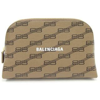 バレンシアガ(Balenciaga)の バレンシアガ ポーチ 702624 ブラウン レザー(ポーチ)